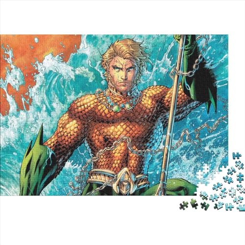 Aquaman 1000 Pieces Jigsaw Puzzles,Movie and Anime Characters Fun Jigsaw Puzzles for Adults 1000 Piece Family Leisure and Entertainment Jigsaw 1000pcs (75x50cm) von NIXNUT