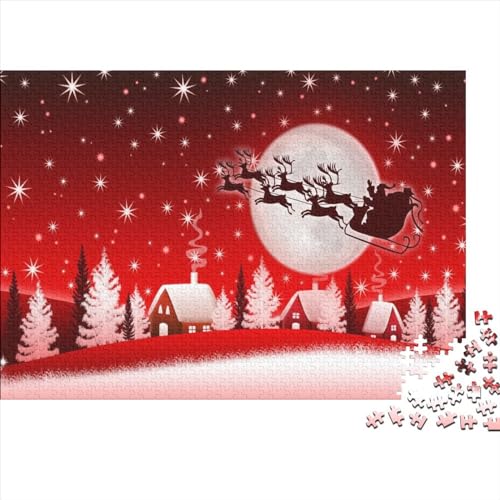Christmas Puzzle, Cute Cartoon Animation Puzzle 1000 Teile, 1000 Teile Puzzle Geschenk Für Erwachsene, Lernspiele, Home Decoration Puzzle 1000pcs (75x50cm) von NIXNUT