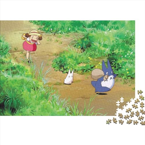 Hayao Miyazaki Anime 300 Piece Jigsaw Puzzle for Adults 300 Pieces Jigsaw Puzzles Sustainable Puzzle for Adults Puzzle Animation Educational Games Puzzle Family Fun Jigsaws Puzzles 300pcs (40x28cm) von NIXNUT
