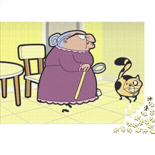 Puzzle 1000 Teile,buntes Mr. Bean Puzzle Mit Kräftigen Farben,Home Decor,Geschicklichkeitsspiel Anime Animated Cartoon Movie Puzzle Für Die Ganze Familie,schöne Geschenkidee 1000pcs (75x50cm) von NIXNUT