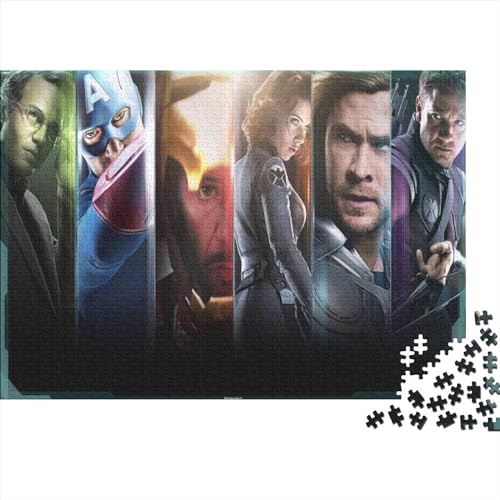 The Avengers 1000 Piece Jigsaw Puzzles for Adult|Animation | Family Fun Jigsaws Puzzles 1000 Pieces for Adults Gifts DIY Puzzle Toys 1000pcs (75x50cm) von NIXNUT