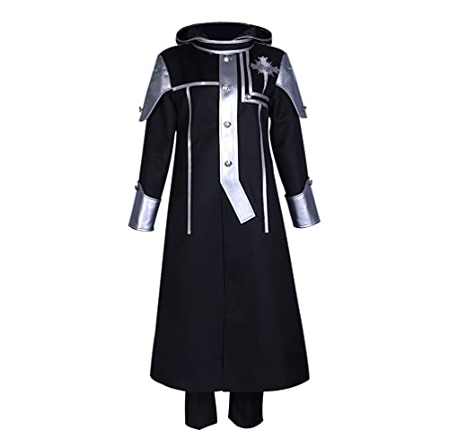 NIXU Anime Allen Walker D.Gray-man Cosplay Kostüm Uniform maßgeschneidert (XL-XL, schwarz) von NIXU