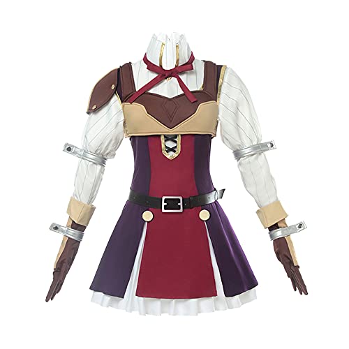 NIXU Anime Aneko Yusagi Raphtalia Cosplay Kostüm Uniform (Größe L, rot) von NIXU
