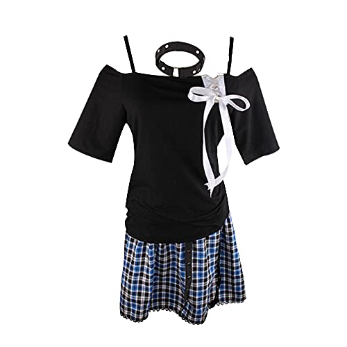 NIXU Anime Assassination Classroom Shiota Nagisa Cosplay Kostüm Uniform (S, Blau) von NIXU