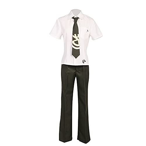 NIXU Anime Dangan Ronpa Hinata Hajime Cosplay Kostüm Uniform (S, Weiß) von NIXU