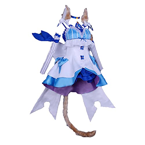 NIXU Anime Re - Zero Kara Hajimeru Isekai Seikatsu Felix Argyle Cosplay Kostüm Uniform (M-Mittel, Blau) von NIXU