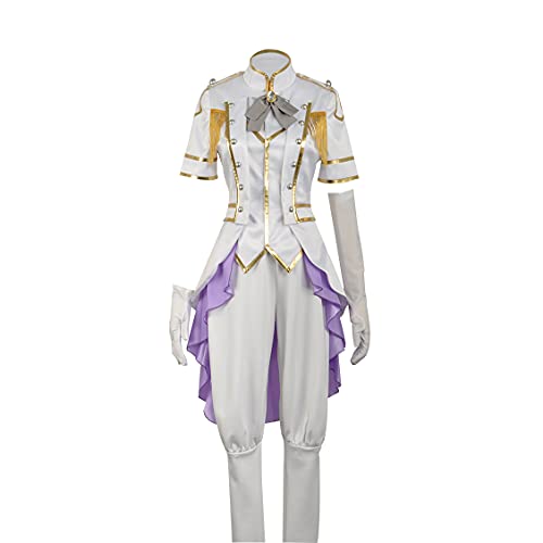 NIXU Anime Uta no Prince-Sama – Maji Love Revolutions Mikaze AI Cosplay-Kostüm, Uniform, maßgeschneidert, Größe M, Weiß von NIXU