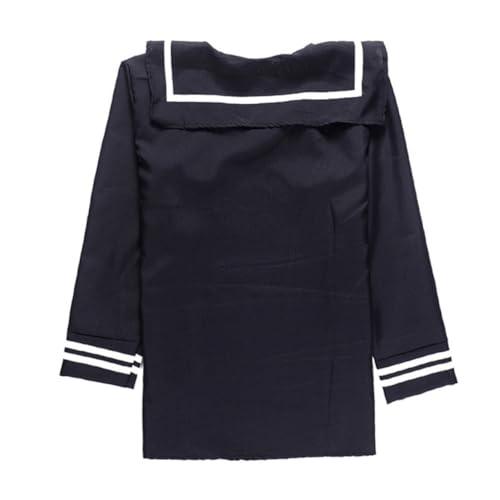 NIYANGLE 1 Satz Blauer Marineanzug Halloween Männliche Marineuniform Party-navy-kostüm-kit Cosplay Matrosenanzug Polyester (polyester) Blue von NIYANGLE