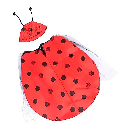 NIYANGLE 1 Satz Cosplay-Anzug halloween costume halloween kleidung weihnachten kleidung karnevalskostüme Verkleidung Marienkäfer Kinderkostüm Bühnenkostüm Anzug Polyester (Polyester) von NIYANGLE
