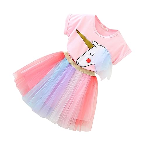 NIYANGLE 1 Satz Einhorn-tutu-kleid Cosplay-kleidung Rosa von NIYANGLE