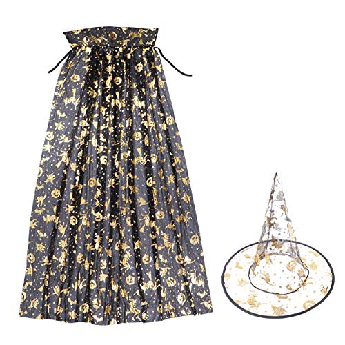 NIYANGLE 1 Satz Halloween-kleider Halloween -outfit Umhang Für Halloween Halloween-cosplay-outfit Halloween Cape Black Tuch NIYANGLE 1 Satz Halloween-kleider Halloween -outfit Umhang Für Halloween Halloween-cosplay-outfit Halloween Cape Black Tuch von NIYANGLE
