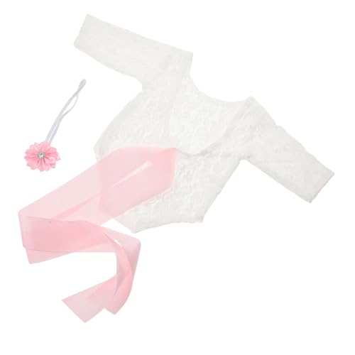 NIYANGLE 1 Satz Neugeborenen Fotografie Outfit mit Strampler und Haarband für Babymädchen Requisiten für Fotoshootings und Unvergessliche Erinnerungen NIYANGLE 1 Satz Neugeborenen Fotografie Outfit mit Strampler und Haarband für Babymädchen Requisiten für Fotoshootings und Unvergessliche Erinnerungen von NIYANGLE