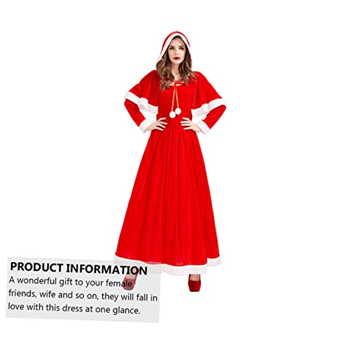 NIYANGLE 1 Satz Weihnachtskleid Urlaub Dekorationen Kleidung Party Weihnachtsfeier Tragen Frauen Weihnachtsmantel Klausel Vater Lustiges Weihnachtskostüm Rot Goldener Samt NIYANGLE 1 Satz Weihnachtskleid Urlaub Dekorationen Kleidung Party Weihnachtsfeier Tragen Frauen Weihnachtsmantel Klausel Vater Lustiges Weihnachtskostüm Rot Goldener Samt von NIYANGLE