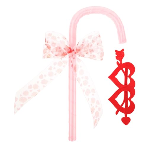 NIYANGLE 1 Set Halloween-kostüm-Requisiten mit Schleife, Sonnenbrille, Herz, Foto-Requisiten für Valentinstag, Tanzparty, Rollenspiel-zubehör NIYANGLE 1 Set Halloween-kostüm-Requisiten mit Schleife, Sonnenbrille, Herz, Foto-Requisiten für Valentinstag, Tanzparty, Rollenspiel-zubehör von NIYANGLE