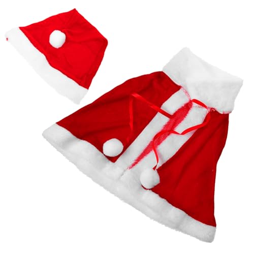 NIYANGLE 1 Set Weihnachtsmann Umhang Party Cosplay Kostüm Kleidung Weihnachtskostüm Winter Weihnachtsdekoration Jugend Kind Kopfbedeckung Indoor Umhang Anzug Weihnachten NIYANGLE 1 Set Weihnachtsmann Umhang Party Cosplay Kostüm Kleidung Weihnachtskostüm Winter Weihnachtsdekoration Jugend Kind Kopfbedeckung Indoor Umhang Anzug Weihnachten von NIYANGLE
