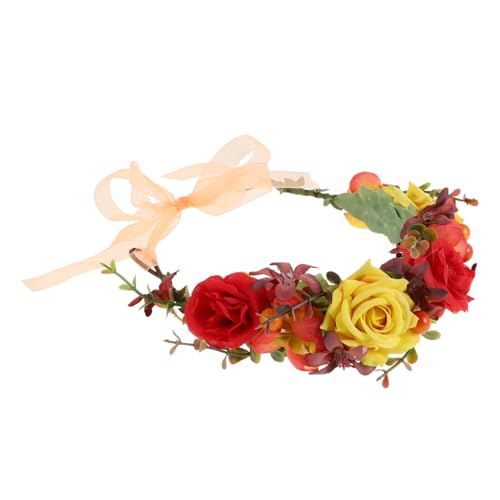 NIYANGLE 1 Stück Blumenkranz für Hochzeiten Simulation Haarschmuck Leichtes Bequemes Kopfstück für Bräute für Fotoshootings und Feiern für Weihnachten Karneval und Partys NIYANGLE 1 Stück Blumenkranz für Hochzeiten Simulation Haarschmuck Leichtes Bequemes Kopfstück für Bräute für Fotoshootings und Feiern für Weihnachten Karneval und Partys von NIYANGLE