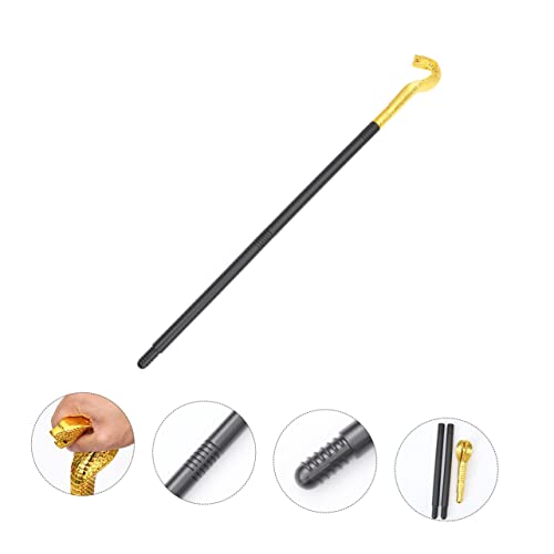 NIYANGLE 1 Stück Dreiteiliger Zauberstab Für Erwachsene Gehstock Kostüme Halloween-requisitenstock Spazierstock Kostüm Schlangenzepter Halloween Königliches Kostümrequisiten Golden NIYANGLE 1 Stück Dreiteiliger Zauberstab Für Erwachsene Gehstock Kostüme Halloween-requisitenstock Spazierstock Kostüm Schlangenzepter Halloween Königliches Kostümrequisiten Golden von NIYANGLE