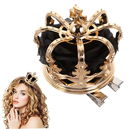 NIYANGLE 1 Stück Goldene Krone Haarclip für Halloween Party Dreidimensionales Diadem für Damen Langlebig und Leicht zu Tragen für Festliche Anlässe eine Festliche NIYANGLE 1 Stück Goldene Krone Haarclip für Halloween Party Dreidimensionales Diadem für Damen Langlebig und Leicht zu Tragen für Festliche Anlässe eine Festliche von NIYANGLE
