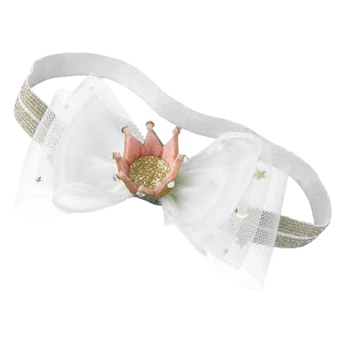 NIYANGLE 1 Stück Haarband mit Krone und Schleife Accessoire für Geburtstagsfeiern Cosplay Feste und Tägliches von NIYANGLE