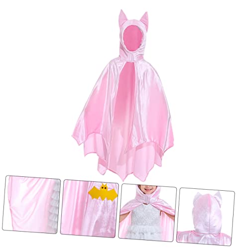 NIYANGLE 1 Stück Halloween-Fledermausumhang für gruselig Rosa Kleinkind Schläger Plüsch halloween costume halloween kleidung Pink bat cloak Kapuzenmantel Fledermaus Kostüm Polyester NIYANGLE 1 Stück Halloween-Fledermausumhang für gruselig Rosa Kleinkind Schläger Plüsch halloween costume halloween kleidung Pink bat cloak Kapuzenmantel Fledermaus Kostüm Polyester von NIYANGLE