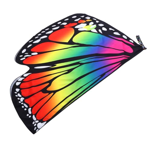 NIYANGLE 1 Stück Halloween Schmetterlingsumhang Kostüm Cosplay Mantel Halloween Cape Kap women halloween costume Halloween party costume Flügel Schal Spukhaus Umhang Polyester Colorful NIYANGLE 1 Stück Halloween Schmetterlingsumhang Kostüm Cosplay Mantel Halloween Cape Kap women halloween costume Halloween party costume Flügel Schal Spukhaus Umhang Polyester Colorful von NIYANGLE