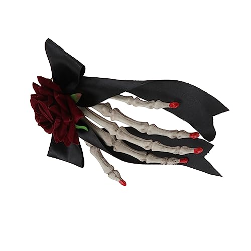 NIYANGLE 1 Stück Halloween Skelett Haarschmuck Hand Headdress Brosche Multifunktionales Accessoire für Halloween Party Langlebig und für Gruselige Anlässe NIYANGLE 1 Stück Halloween Skelett Haarschmuck Hand Headdress Brosche Multifunktionales Accessoire für Halloween Party Langlebig und für Gruselige Anlässe von NIYANGLE