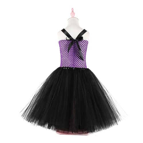 NIYANGLE 1 Stück Halloween-kleid Für Mädchen Rollenspielanzug Für Hexenkostüm Für Cosplay-kleidung Für Mädchen Kleidung Für Kinderrollenspiele Violett Nylon NIYANGLE 1 Stück Halloween-kleid Für Mädchen Rollenspielanzug Für Hexenkostüm Für Cosplay-kleidung Für Mädchen Kleidung Für Kinderrollenspiele Violett Nylon von NIYANGLE