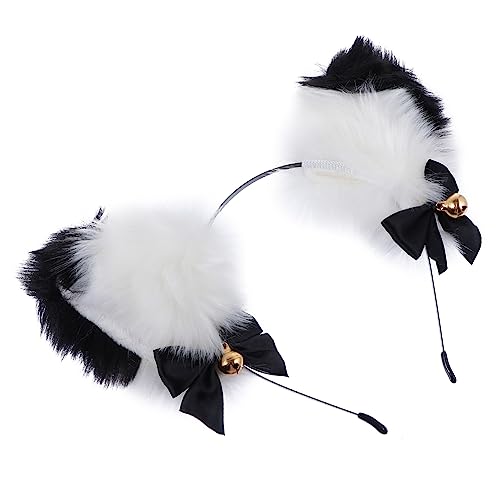 NIYANGLE 1 Stück Katzenohren Haarreif mit Glocken und Schleife Kostüm Accessoire für Cosplay Geburtstagsfeiern Halloween und Karneval Niedliches Design für Besondere Anlässe NIYANGLE 1 Stück Katzenohren Haarreif mit Glocken und Schleife Kostüm Accessoire für Cosplay Geburtstagsfeiern Halloween und Karneval Niedliches Design für Besondere Anlässe von NIYANGLE
