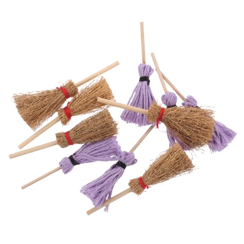 NIYANGLE 10 Stück Mini-Besen Mini-Puppenhausbesen Bastelbesen Miniatur-Puppenhauszubehör Puppenhaus Miniaturbesen Miscanthus NIYANGLE 10 Stück Mini-Besen Mini-Puppenhausbesen Bastelbesen Miniatur-Puppenhauszubehör Puppenhaus Miniaturbesen Miscanthus von NIYANGLE