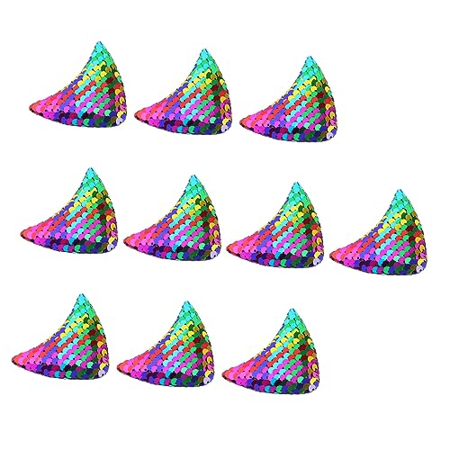 NIYANGLE 10stücke Teiliges Diy Katzenohren Haarschmuck Mit Glitzer-sequins Haarspangen Und Haarbänder Für Partys Cosplay Und Kreative Deko-ideen von NIYANGLE