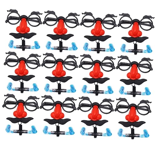 NIYANGLE 15stücke Teiliges Witziger Clown-brillen Mit Schnurrbart Und Nase Party-accessoires Für Junge Mädchen Zufällige Stile NIYANGLE 15stücke Teiliges Witziger Clown-brillen Mit Schnurrbart Und Nase Party-accessoires Für Junge Mädchen Zufällige Stile von NIYANGLE