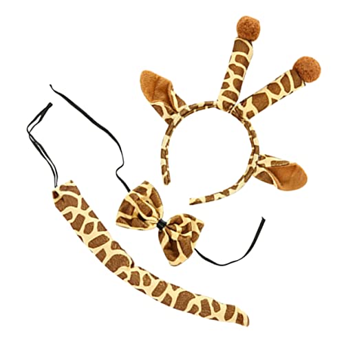 NIYANGLE 1Satz Giraffen Kostüm Für Tier Stirnbänder Fliege Für Karneval Fasching Und Cosplay Teiliges Giraffenkostüm Für Unvergessliche Partys NIYANGLE 1Satz Giraffen Kostüm Für Tier Stirnbänder Fliege Für Karneval Fasching Und Cosplay Teiliges Giraffenkostüm Für Unvergessliche Partys von NIYANGLE