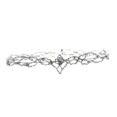 NIYANGLE 1Stück Retro Männerkrone mit Zirkonia Haardekoration für Hochzeiten Halloween Cosplay und Besondere Anlässe Leicht und Langlebig Perfektes Kostümzubehör von NIYANGLE
