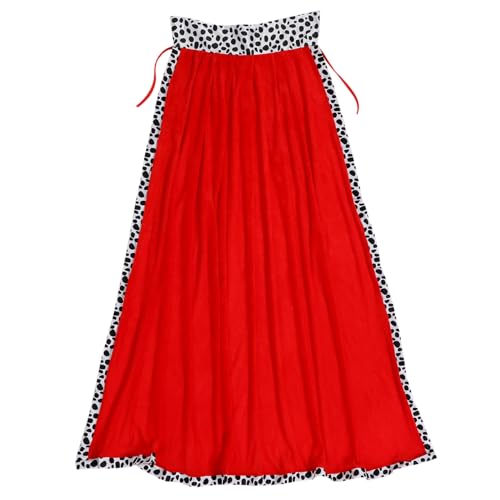 NIYANGLE 1Stück Roter Umhang Cosplay Kostüm Für Halloween Partys Umhang Für Erwachsene Für Karneval Bühnenauftritte Kostümpartys von NIYANGLE