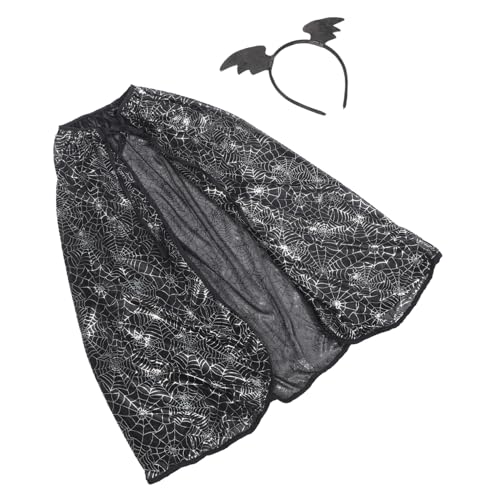 NIYANGLE 1satz Halloween Kostüm Mit Haarreif Und Umhang Dekorative Cloak Für Cosplay Karneval Und Halloween-partys Für Kleine NIYANGLE 1satz Halloween Kostüm Mit Haarreif Und Umhang Dekorative Cloak Für Cosplay Karneval Und Halloween-partys Für Kleine von NIYANGLE