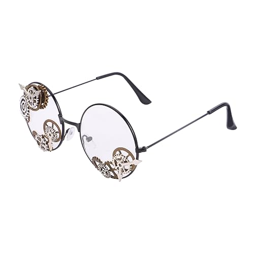 NIYANGLE 1stück Vintage Gothic Gear Glasses Für Cosplay Bar-dekoration Halloween-party Hochwertige Kostümaccessoires Leicht Und Langlebig NIYANGLE 1stück Vintage Gothic Gear Glasses Für Cosplay Bar-dekoration Halloween-party Hochwertige Kostümaccessoires Leicht Und Langlebig von NIYANGLE