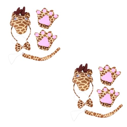NIYANGLE 2 Sätze Drei Dimensionales Giraffen-anzieh Set Für Zubehör Kleinkinder Die Giraffen-outfit Party-giraffenkostüm Giraffen-kostümset Khaki Stoff NIYANGLE 2 Sätze Drei Dimensionales Giraffen-anzieh Set Für Zubehör Kleinkinder Die Giraffen-outfit Party-giraffenkostüm Giraffen-kostümset Khaki Stoff von NIYANGLE