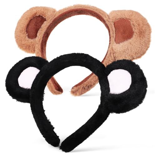 NIYANGLE 2 Stück Bärenohren-stirnband Stirnband Mit Bärenohren Tier-cosplay-haarbänder Party-kopfbedeckung Für Cartoon-stirnbänder Cosplay Haarband Kostümstirnband Rosa Bands Stoff NIYANGLE 2 Stück Bärenohren-stirnband Stirnband Mit Bärenohren Tier-cosplay-haarbänder Party-kopfbedeckung Für Cartoon-stirnbänder Cosplay Haarband Kostümstirnband Rosa Bands Stoff von NIYANGLE