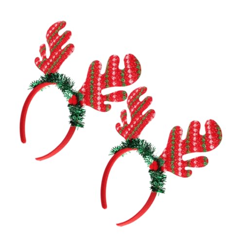 NIYANGLE 2 Stück Geweih-Kopfschmuck Urlaub Stirnbänder Halloween-Stirnbänder Feiertagskappe Rentier-Haarspangen Geweih Stirnband Glitzer-Stirnband Geweih Kostüm Flanell rot NIYANGLE 2 Stück Geweih-Kopfschmuck Urlaub Stirnbänder Halloween-Stirnbänder Feiertagskappe Rentier-Haarspangen Geweih Stirnband Glitzer-Stirnband Geweih Kostüm Flanell rot von NIYANGLE