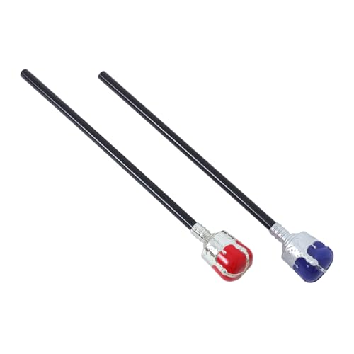 NIYANGLE 2 Stück Halloween Kinderpersonal Scepter -Mitarbeiter Tanzstock Stabstock Cosplay Rohrstock Stütze Kostüm Zepterstab- Für Leistungskrücke Plastik NIYANGLE 2 Stück Halloween Kinderpersonal Scepter -Mitarbeiter Tanzstock Stabstock Cosplay Rohrstock Stütze Kostüm Zepterstab- Für Leistungskrücke Plastik von NIYANGLE
