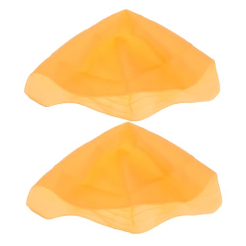 NIYANGLE 2 Stück Halloween-Party-Kappe Glatze-Cap-Kostüm Glatzkopf für Glatzkopf für Herren Glatze für Damen Latexkappe Halloween Glatze Mütze Emulsion Khaki von NIYANGLE