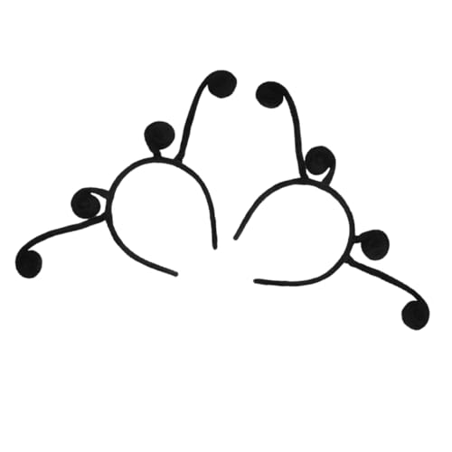NIYANGLE 2 Stück Party Haarreif mit Antennen Leichtes Strapazierfähiges Stirnband Auffälliges Cosplay Accessoire für Halloween Maskenball Bühnenauftritte Trendiger Haarschmuck für Damen von NIYANGLE