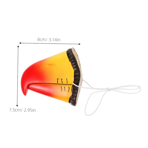 NIYANGLE 2 Stück Realistischer Schnabel Stabile Cosplay Tier Nase für Halloween Karneval Kostüm Mottoparty Authentisches Vogel Kostüm Zubehör für Bühne und Verkleidung NIYANGLE 2 Stück Realistischer Schnabel Stabile Cosplay Tier Nase für Halloween Karneval Kostüm Mottoparty Authentisches Vogel Kostüm Zubehör für Bühne und Verkleidung von NIYANGLE