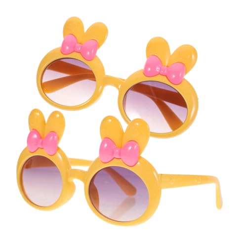 NIYANGLE 2 Stück Sonnenbrillen Für Gläser Cartoon-sonnenbrille Sonnenbrille Umrandete Sonnenbrille Runden Party Junge Polarisiert Sonnenbrillenkind Stk Yellow NIYANGLE 2 Stück Sonnenbrillen Für Gläser Cartoon-sonnenbrille Sonnenbrille Umrandete Sonnenbrille Runden Party Junge Polarisiert Sonnenbrillenkind Stk Yellow von NIYANGLE