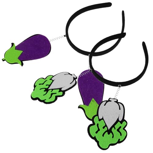 NIYANGLE 2 Stück Stirnband Lustige Haarschmuck für Partys Fotorequisiten Kostüme Aubergine Grüner für Erwachsene NIYANGLE 2 Stück Stirnband Lustige Haarschmuck für Partys Fotorequisiten Kostüme Aubergine Grüner für Erwachsene von NIYANGLE