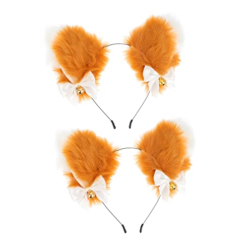 NIYANGLE 2 Stück Stirnband Mit Katzenohren Fuchs -ohren -stirnband Fuchsohren Stirnband Cosplay Cosplay-outfits Halloween Haarspangen Für Mädchen Pelzige Katzenohren Stoff Schokolade NIYANGLE 2 Stück Stirnband Mit Katzenohren Fuchs -ohren -stirnband Fuchsohren Stirnband Cosplay Cosplay-outfits Halloween Haarspangen Für Mädchen Pelzige Katzenohren Stoff Schokolade von NIYANGLE