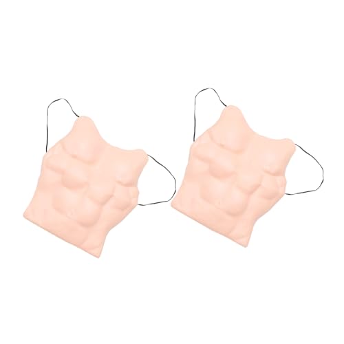 NIYANGLE 2 Stück Teiliges Männer Muskel-kostüm Realistische Gefälschte Brust Bauchmuskeln Gepolstertes Muskelshirt für Halloween Cosplay Karneval und Kostümparty Dekoration NIYANGLE 2 Stück Teiliges Männer Muskel-kostüm Realistische Gefälschte Brust Bauchmuskeln Gepolstertes Muskelshirt für Halloween Cosplay Karneval und Kostümparty Dekoration von NIYANGLE