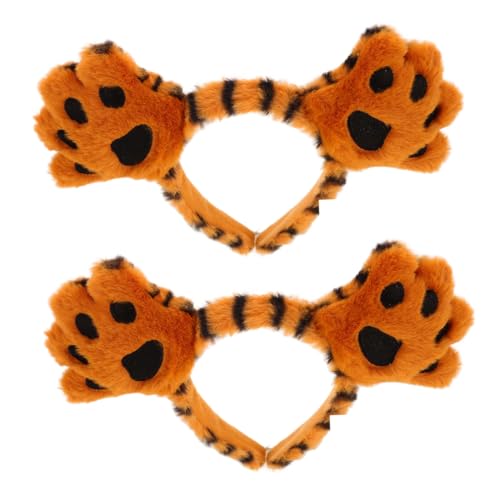 NIYANGLE 2 Stück Tigerkrallen Haarband Tier Haarband Für Mädchen Party Halloween Stirnband Frau Frauen Tigerohren Stirnband Cosplay Süße Tiger Inc Halloween Ohren Plüsch NIYANGLE 2 Stück Tigerkrallen Haarband Tier Haarband Für Mädchen Party Halloween Stirnband Frau Frauen Tigerohren Stirnband Cosplay Süße Tiger Inc Halloween Ohren Plüsch von NIYANGLE