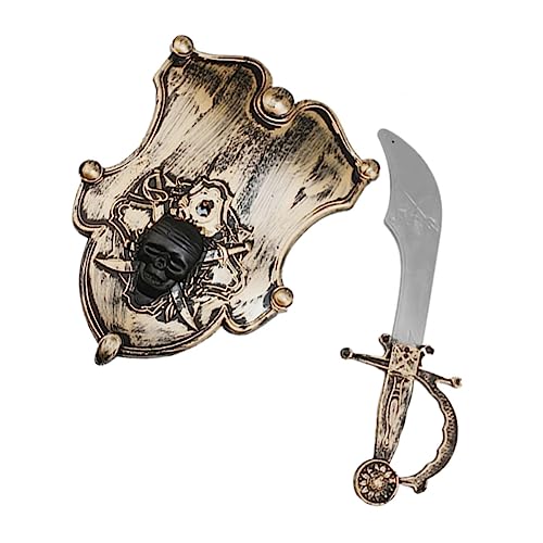 NIYANGLE 2 Stücke Leistung Requisiten Halloween Lustige Leistung Prop Requisiten Pirate Prop Leistung von NIYANGLE