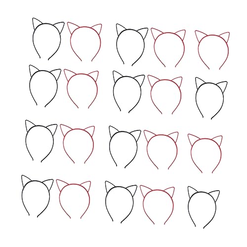 NIYANGLE 20 Stück Katzenohren Haarreif Teiliges Liebenswertes Stirnband für Damen für Karneval Partys und Bühnenauftritte Cooles und Einzigartiges Design NIYANGLE 20 Stück Katzenohren Haarreif Teiliges Liebenswertes Stirnband für Damen für Karneval Partys und Bühnenauftritte Cooles und Einzigartiges Design von NIYANGLE